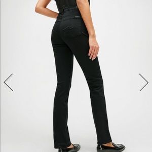 NWT 7 For All Mankind Kimmie Straight Leg, blk 29